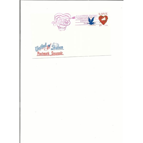 Valentine's Day - First Day Cover - Loving, TX. - 1996