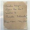 Image 1 : 1935 Cornelia Meigs signed note