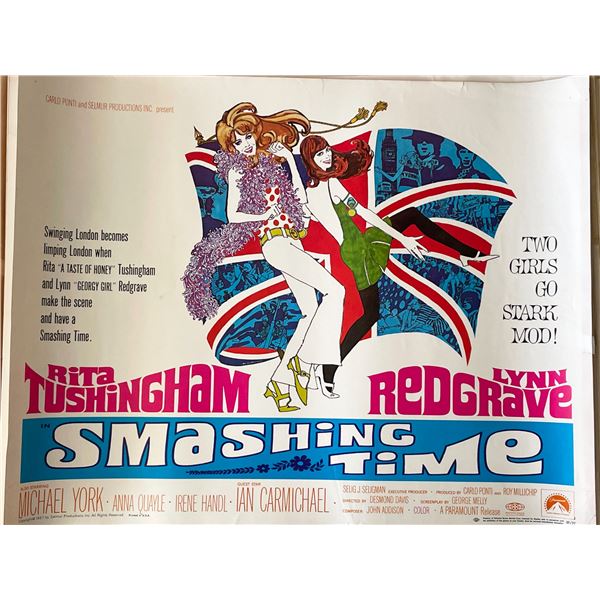 Smashing Time 1967 vintage movie poster