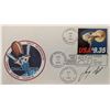 Image 1 : Jerome "Jay" Apt Signed NASA 25th Anniversary Challenger First Day Cover