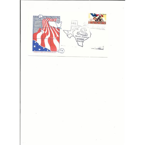 Texas - First Day Cover - World's Largest Rattlesnake - 1996