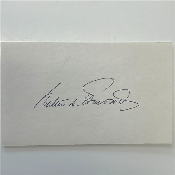 Walter D. Edmonds original signature