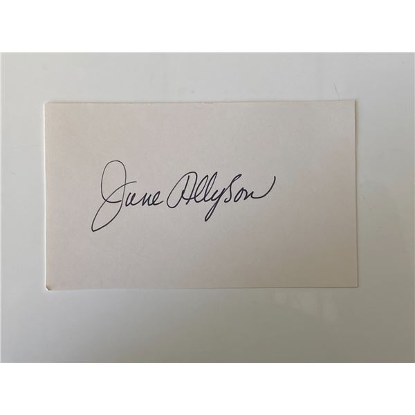 Two  Girls And A Sailor June Allyson original signature