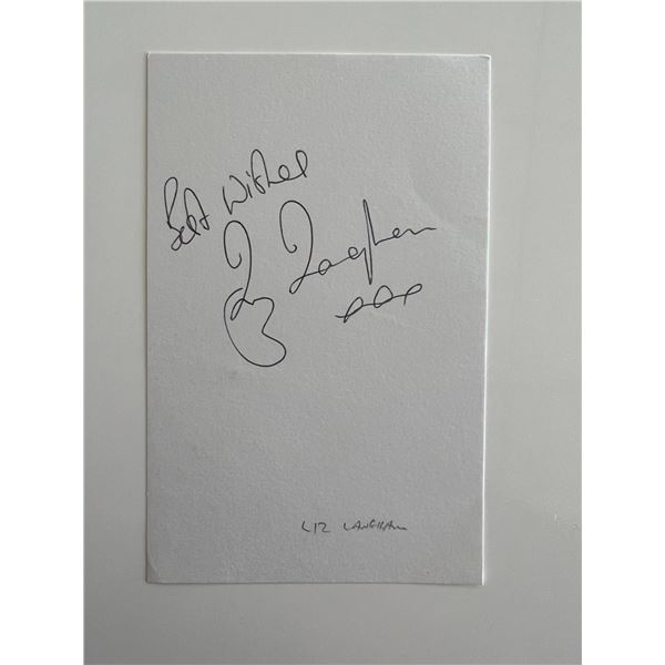 Liz Lanahan original signature