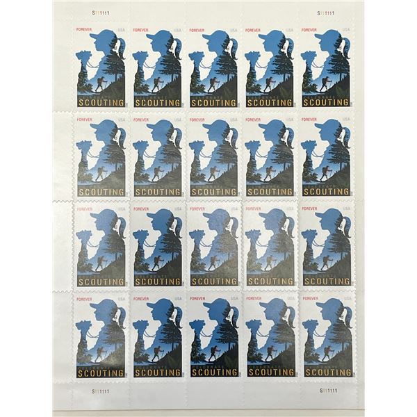 2012 Celebrate Scouting stamp set of 20
