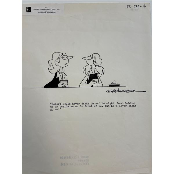 Randy Glasbergen Original Cartoon