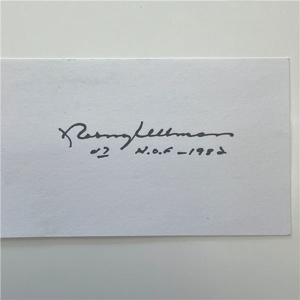 1982 HOF original signature