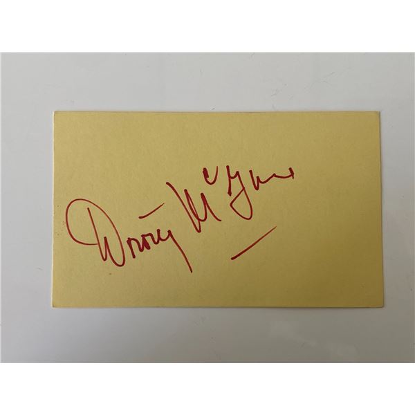 Old Yeller Dorothy McGuire original signature