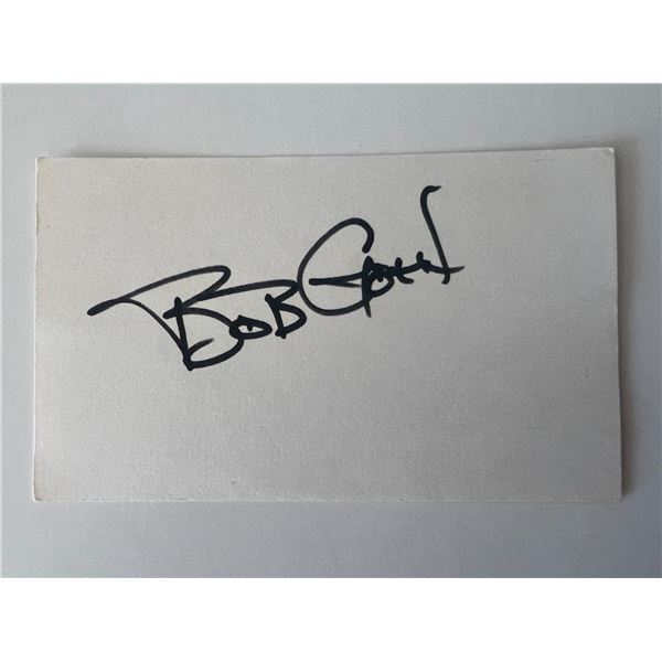 Gameshow MC Bob Goen original signature