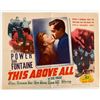 Image 1 : This Above All vintage movie poster