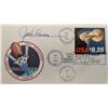 Image 1 : Jack Lousma Signed NASA 25th Anniversary Challenger First Day Cover