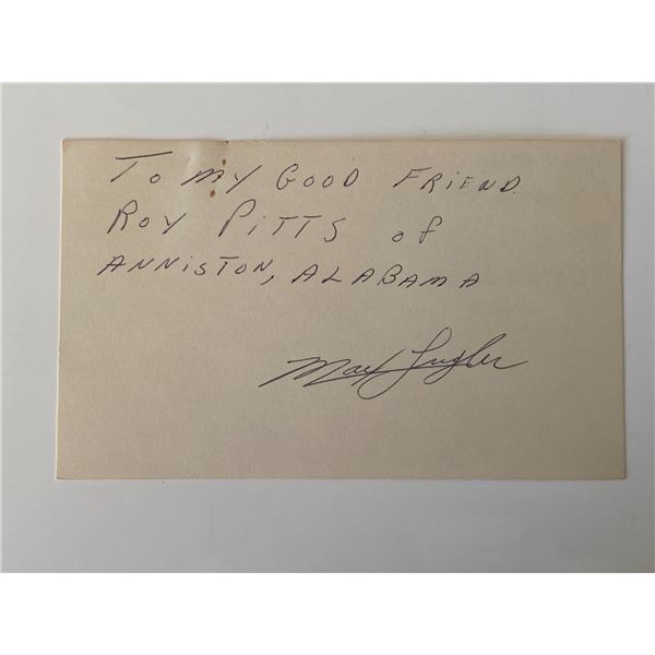 LSU Tigers Max Fugler original signature