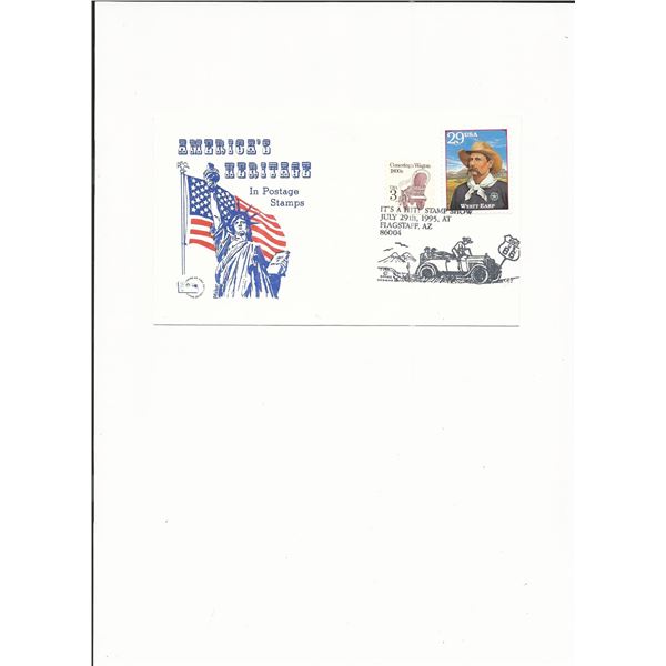 America's Heritage in Postage Stamps - FShow Cover - Flagstaff, Arizona - 1995