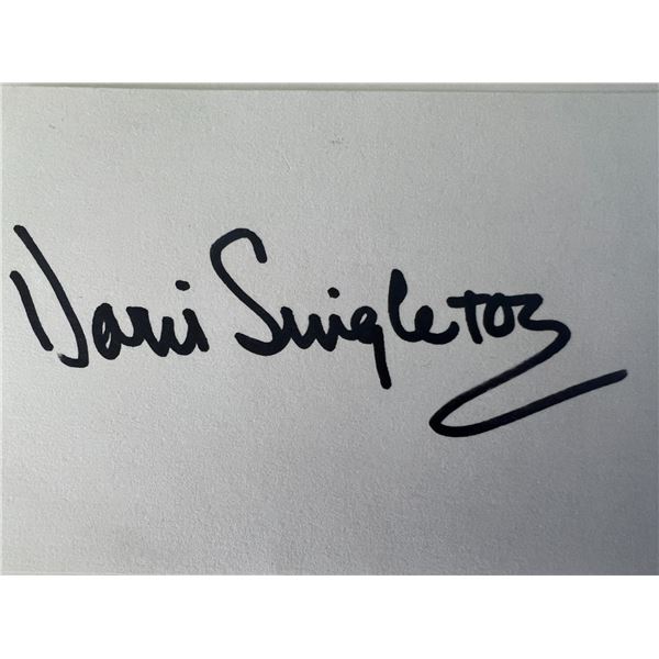 Doris Singleton original signature