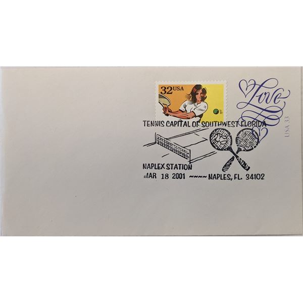 Naples Florida, Tennis Capitol Of Southwest Florida First Day Cover