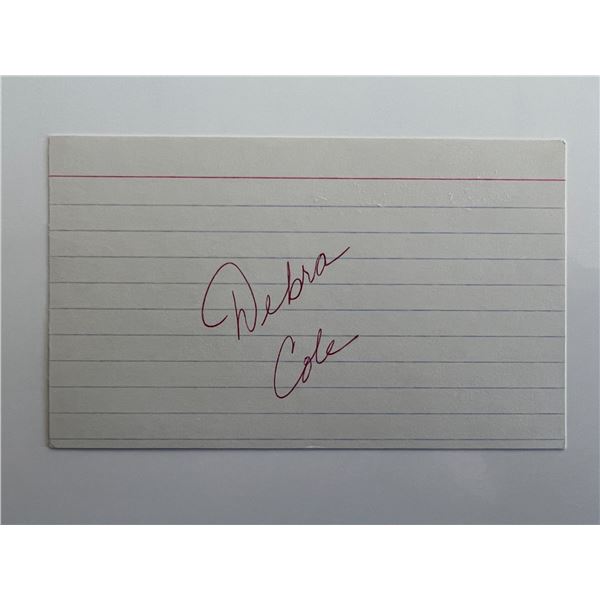 The Equalizer Debra Cole original signature