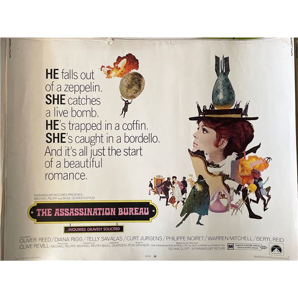 The Assassination Bureau 1969 vintage movie poster