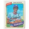 Image 1 : Texas Rangers Dave Rajsich signed 1980 Topps trading card