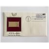 Image 1 : U.S. Constitution And Secure the Blessings Gold Stamp Replica First Day Cover