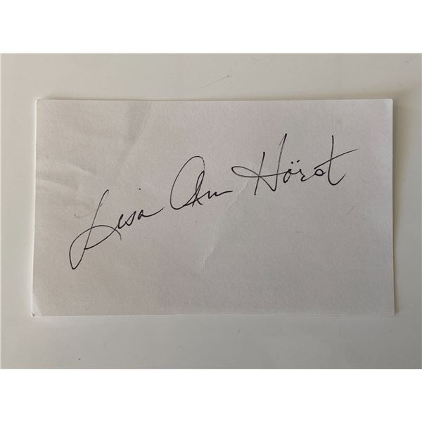 PGA golfer Lisa Ann Hörst original signature