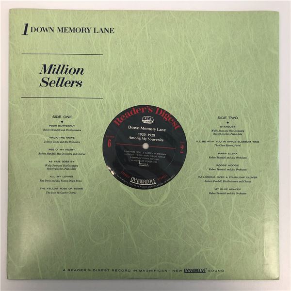 Down Memory Lane Million Sellers Album