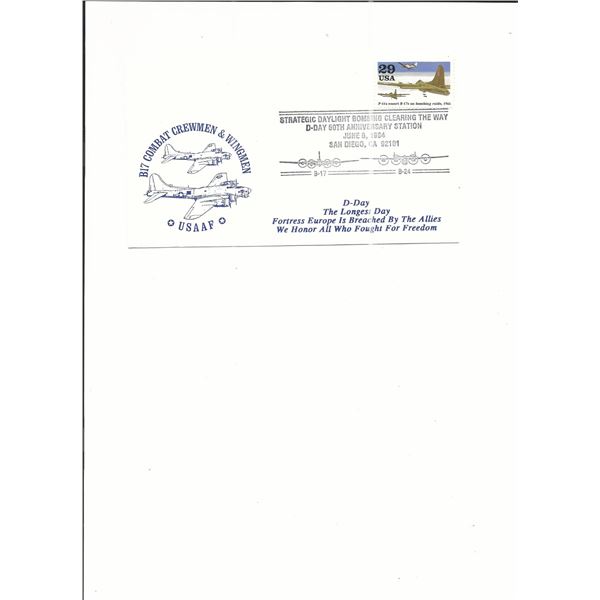 San Diego, CA - D-Day 50th Anniversary - First Day Cover - 1994