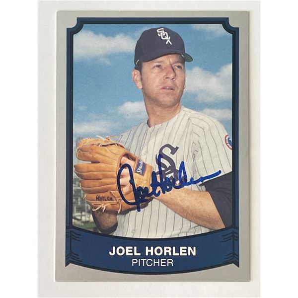 Chicago White Sox Joel Horlen signed trading card