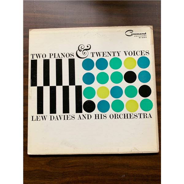 Lew Davies And His Orchestra ‎– Two Pianos & Twenty Voices – Album