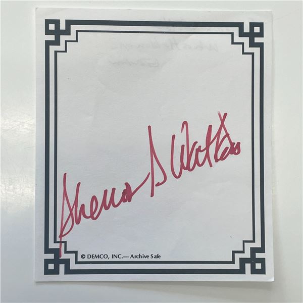 Sherron Watkins original signature