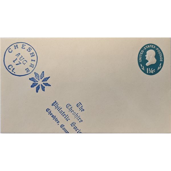 Cheshire Philatelic Society 2 1/2 cent  First Day Cover