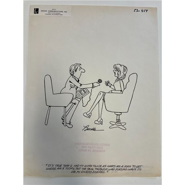 Marty Bucella Original Cartoon