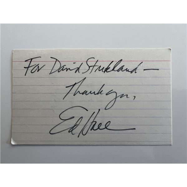 Eddie Hall original signature