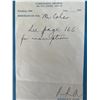 Image 1 : Major General Roderick R. Allen signed note