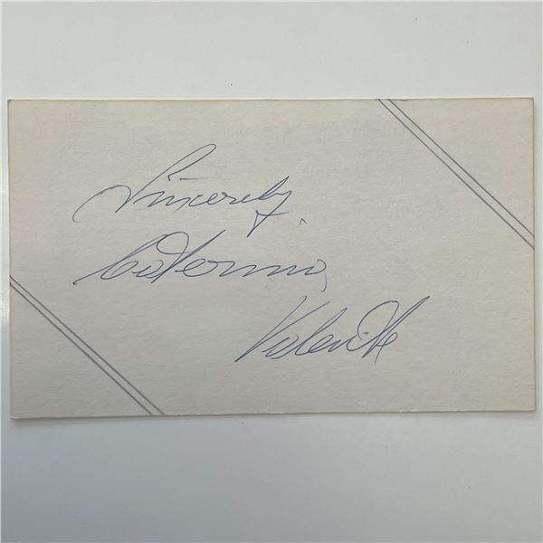 Caterina Valente original signature