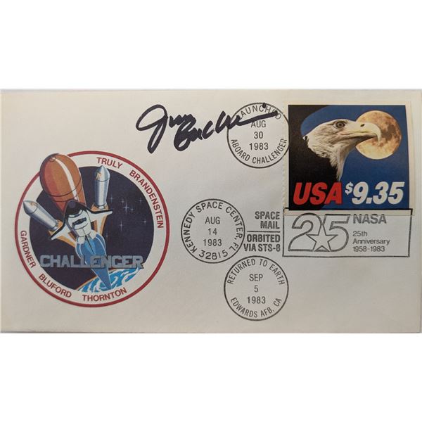 James Buchli Signed NASA 25th Anniversary Challenger First Day Cover