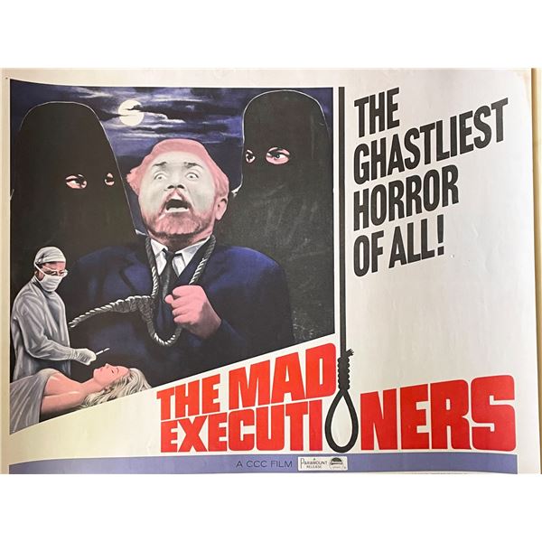 The Mad Executioners 1963 vintage movie poster