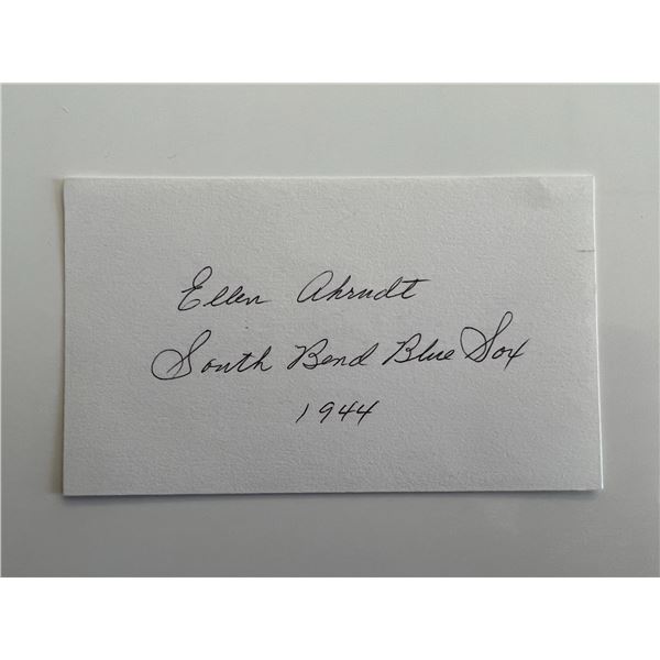 Ellen Ahrndt original signature