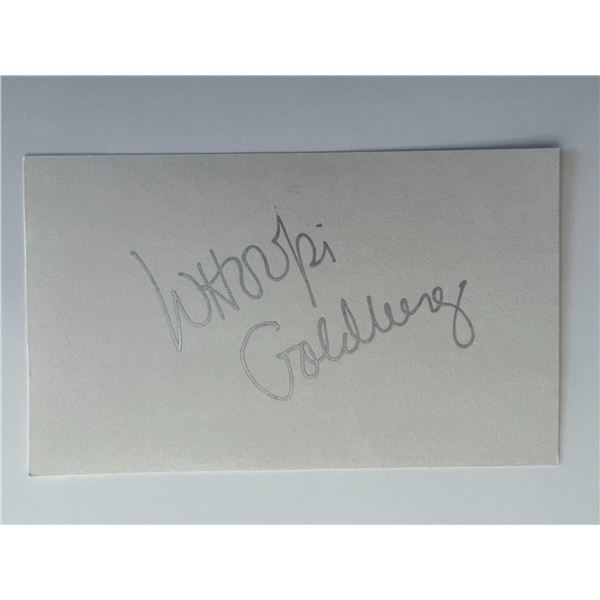 Whoopi Goldberg original signature