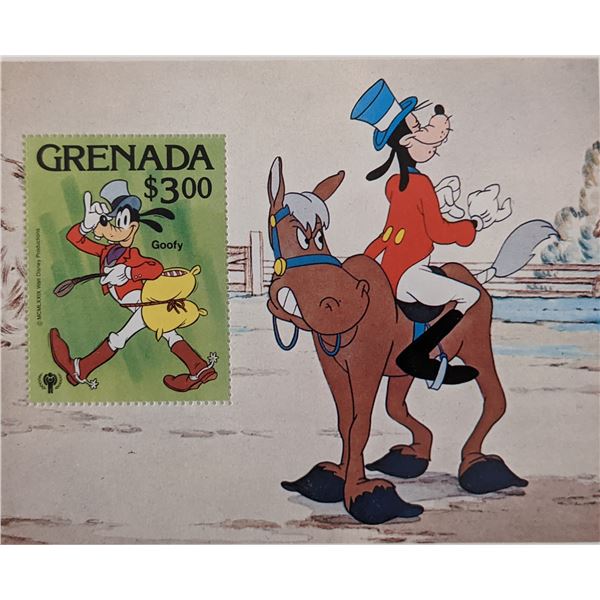 Grenada Disney's Goofy Commemorative Stamp
