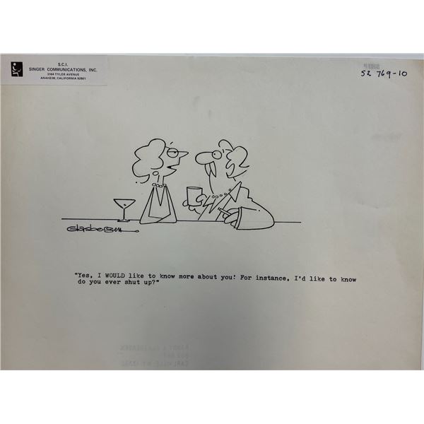 Randy Glasbergen Original Cartoon