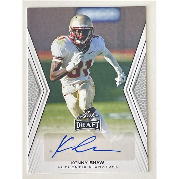 Kenny Shaw 2014 Leaf Draft signed trading card