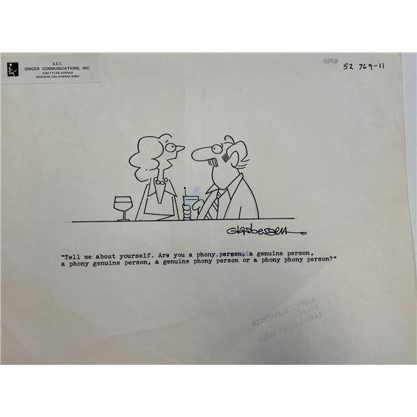 Randy Glasbergen Original Cartoon