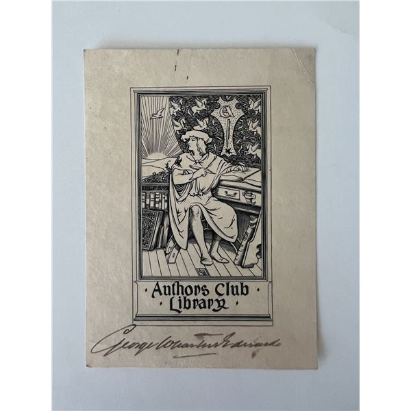 Painter George Wharton Edwards original signature