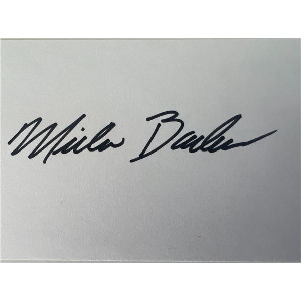 Professional golfer Miller Barber original signature