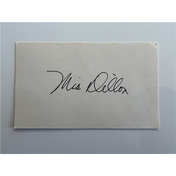 Mia Dillon original signature