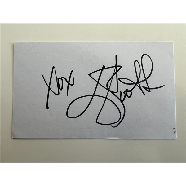 Lindy Booth original signature
