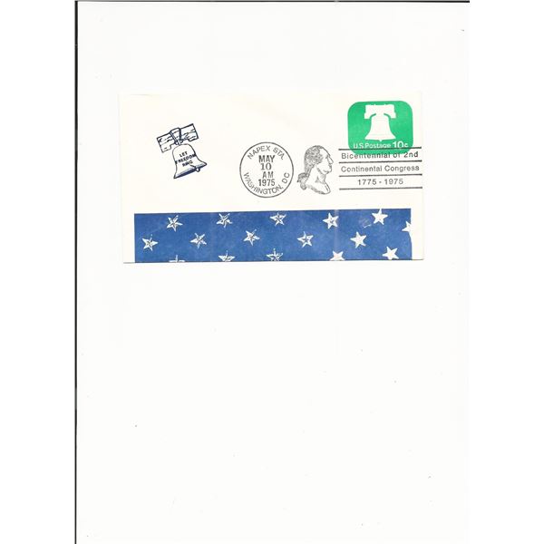 Bicentennial of 2nd Continental Congress - Napex - Show Cover - 1975