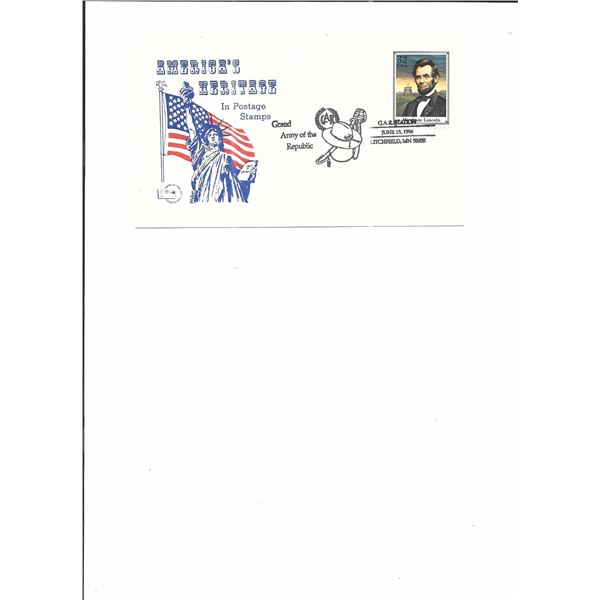 Litchfield, MN - First Day Cover - Grand Army of the Republic - 1996