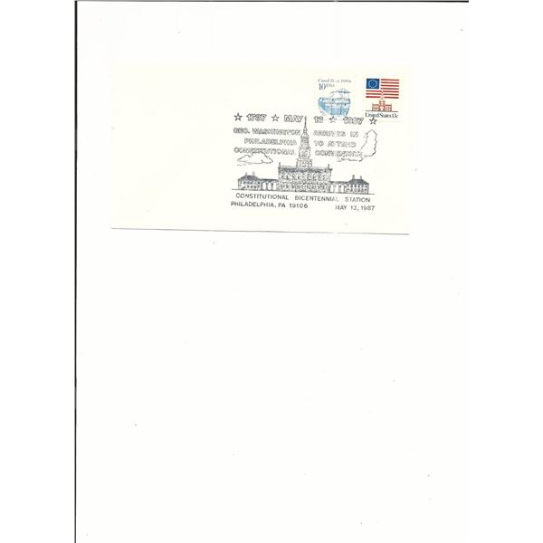 Constitutional Bicentennial Station - First Day Cover - Philadelphia - 1987