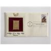 Image 1 : Wildlife of Our Fifty States Wolverine Gold Stamp Replica First Day Cover